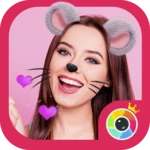 sweet snap face camera android application logo